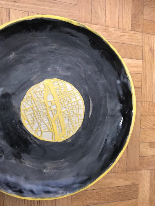 Artisans cartographes assiette 1