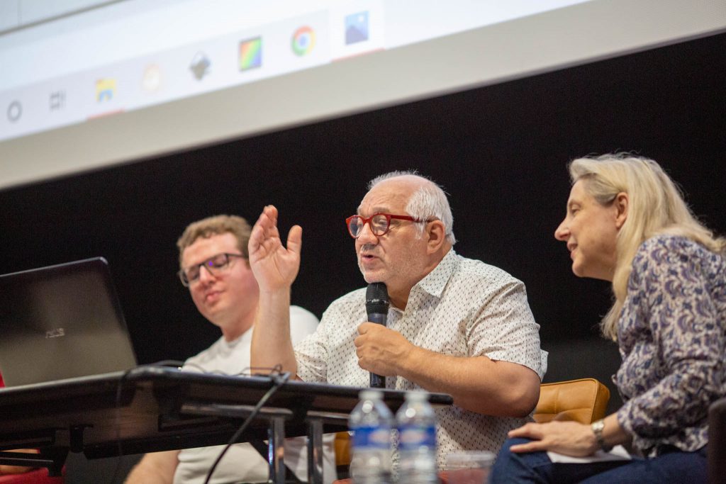Table ronde "VERS QUELLES INNOVATIONS EN CARTOGRAPHIE?" Florence TROIN, Robin DE MOURAT, Jean-Luc ARNAUD, Nepthys ZWER