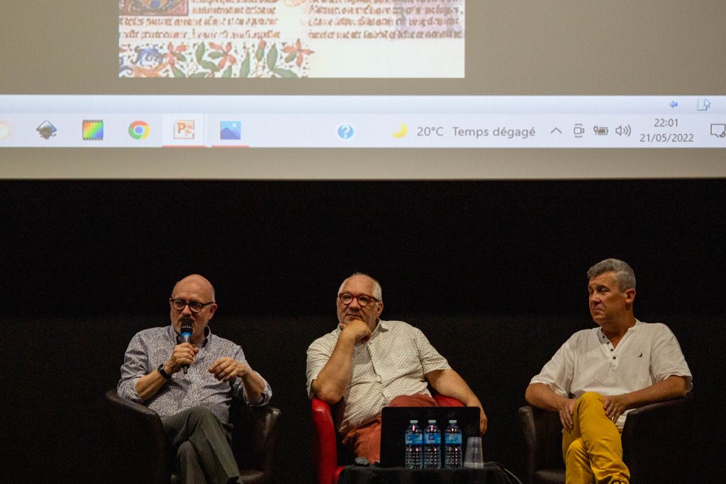 Table ronde "Histoire et cartographie" Christian GRATALOUP, Jean-Luc ARNAUD, Thierry SAUZEAU