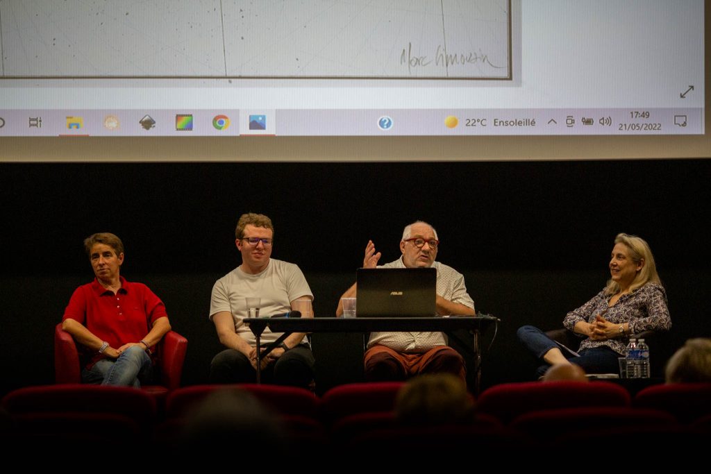 Table ronde "VERS QUELLES INNOVATIONS EN CARTOGRAPHIE?" Florence TROIN, Robin DE MOURAT, Jean-Luc ARNAUD, Nepthys ZWER